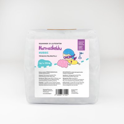 Hammaskeiju HUBBIS 1 kg, muoviton pakkaus
