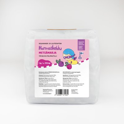 Hammaskeiju Metsämarja 1 kg, muoviton pakkaus