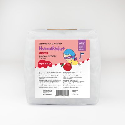 Hammaskeiju PLUS Omena 1 kg, muoviton pakkaus