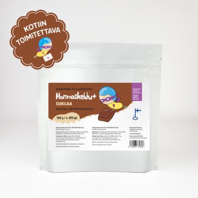 Hammaskeiju PLUS Suklaa 500 g kotiin toimitettuna