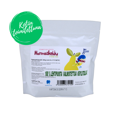 Hammaskeiju Päärynä (lehtipuuksylitoli) 500 g kotiin toimitettuna