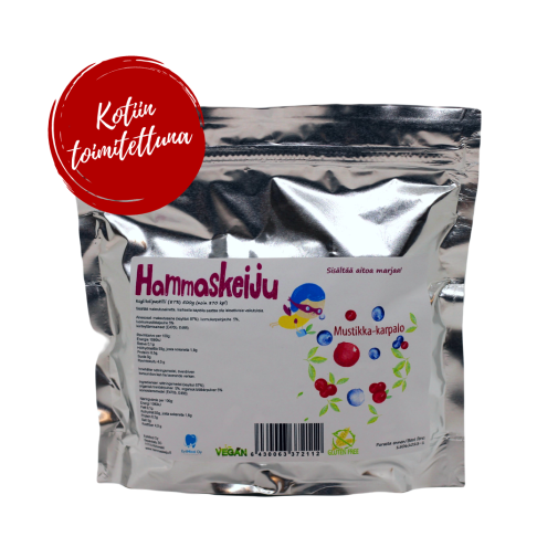 Hammaskeiju Mustikka-karpalo 500g kotiin toimitettuna