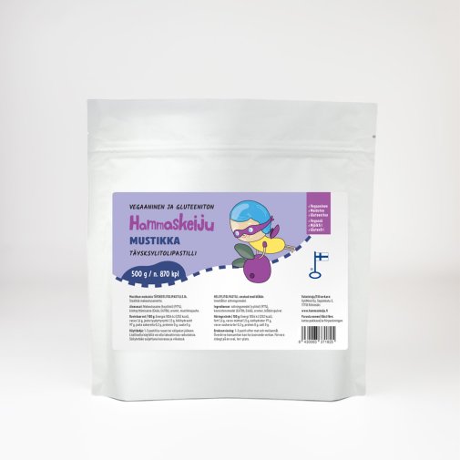 Hammaskeiju Mustikka 500 g