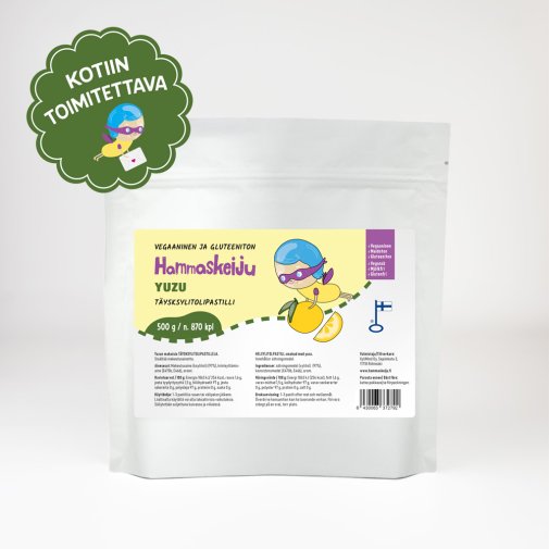 Hammaskeiju Yuzu 500g, kotiin toimitettuna