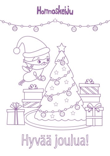 Hammaskeiju ja joulukuusi