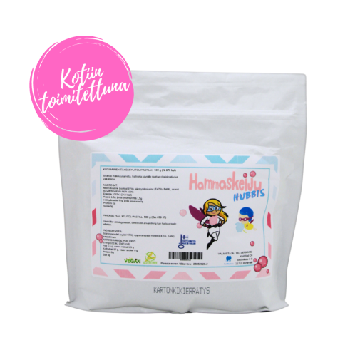 Hammaskeiju HUBBIS 500 g kotiin toimitettuna
