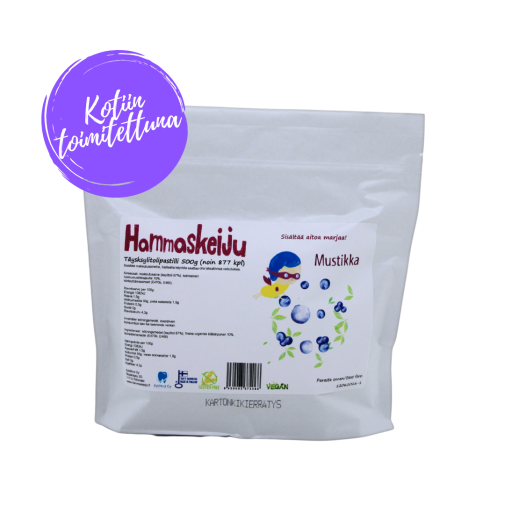 Hammaskeiju Mustikka 500 g kotiin toimitettuna